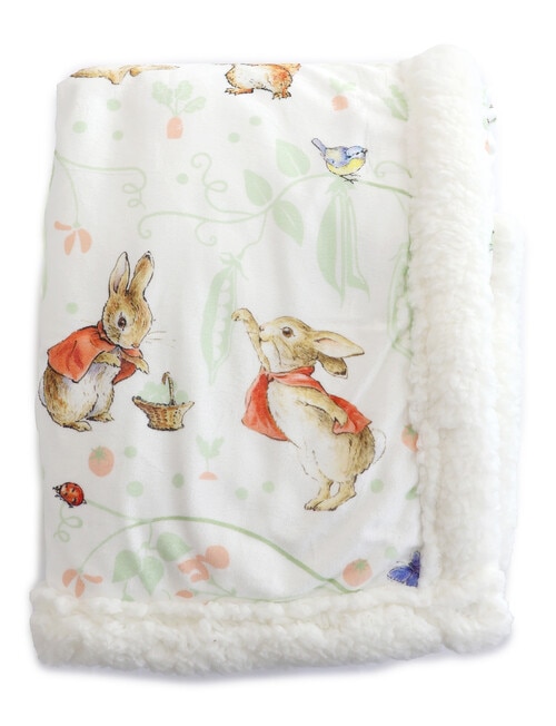 Peter Rabbit Flopsy & Cottontail Cuddle Blanket product photo View 02 L