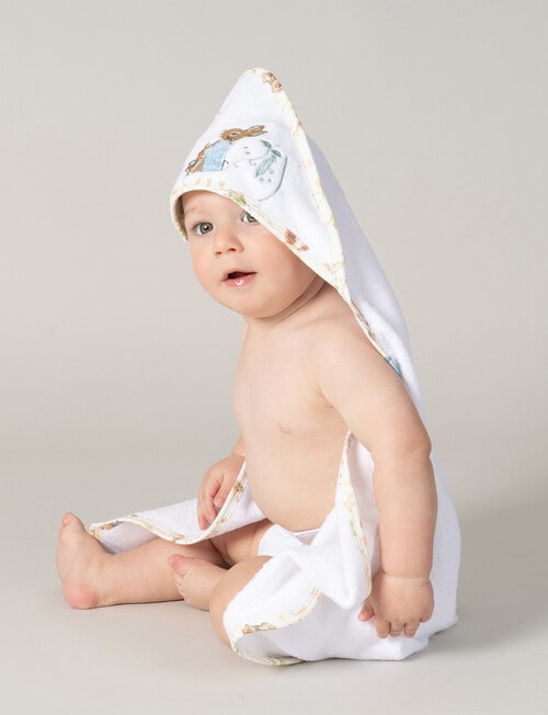 Peter Rabbit Peter & Benjamin Hooded Towel product photo View 03 L