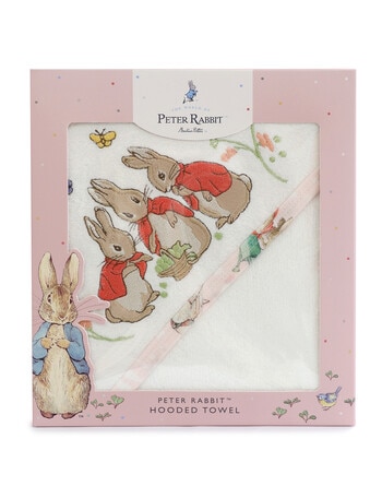 Peter Rabbit Flopsy & Cottontail Hooded Towel product photo