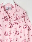 Sleep Mode Pink Bunny Flannel PJ Set, Pink, 2-8 product photo View 02 S