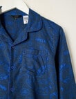 Sleep Squad Next Level Flannel PJ Set, Dark Blue, 8-16 product photo View 02 S