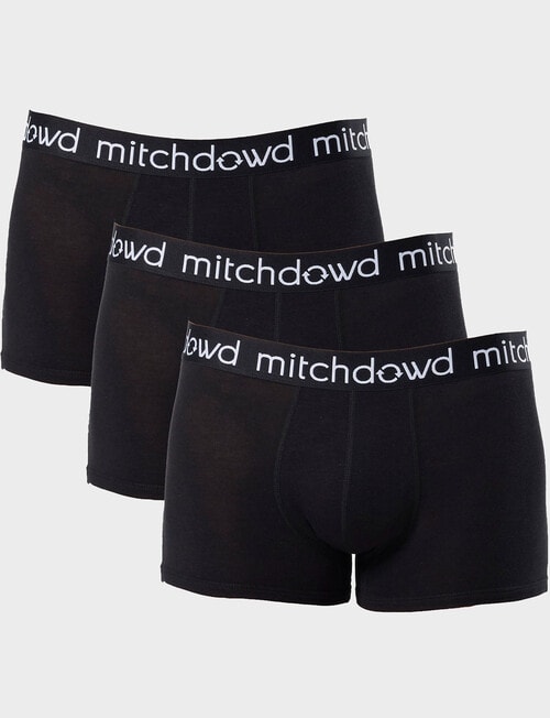 Mitch Dowd Bamboo Blend Trunk, 3-Pack, Black product photo
