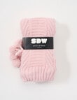 Simon De Winter Home Sherpa Pompom Socks, Blush product photo View 02 S