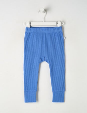 Teeny Weeny Rib Essentials Pants, Blue product photo