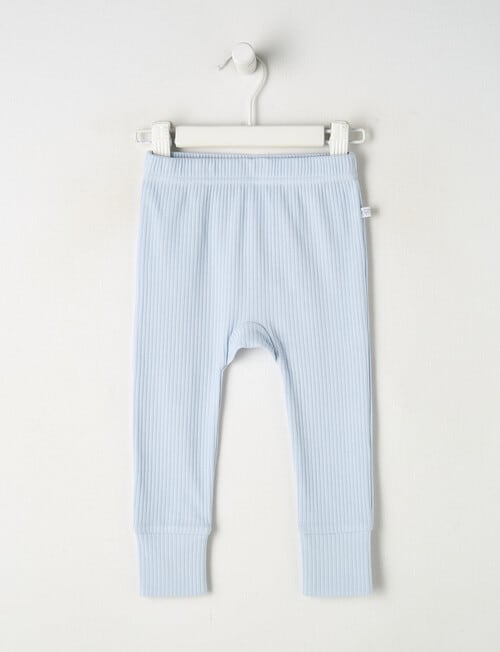 Teeny Weeny Rib Essentials Pants, Light Blue product photo