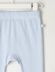 Teeny Weeny Rib Essentials Pants, Light Blue product photo View 02 S