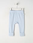 Teeny Weeny Rib Essentials Pants, Light Blue product photo View 03 S