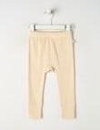 Teeny Weeny Rib Essentials Pants, Beige product photo