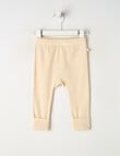 Teeny Weeny Rib Essentials Pants, Beige product photo View 03 S