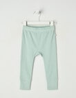 Teeny Weeny Rib Essentials Pants, Light Green product photo