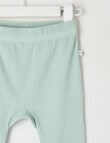 Teeny Weeny Rib Essentials Pants, Light Green product photo View 02 S