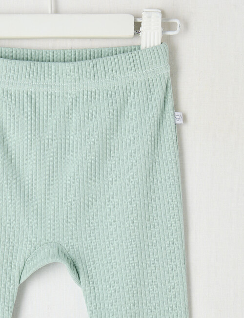 Teeny Weeny Rib Essentials Pants, Light Green product photo View 02 L