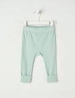 Teeny Weeny Rib Essentials Pants, Light Green product photo View 03 S