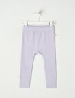 Teeny Weeny Rib Essentials Pants, Lilac product photo