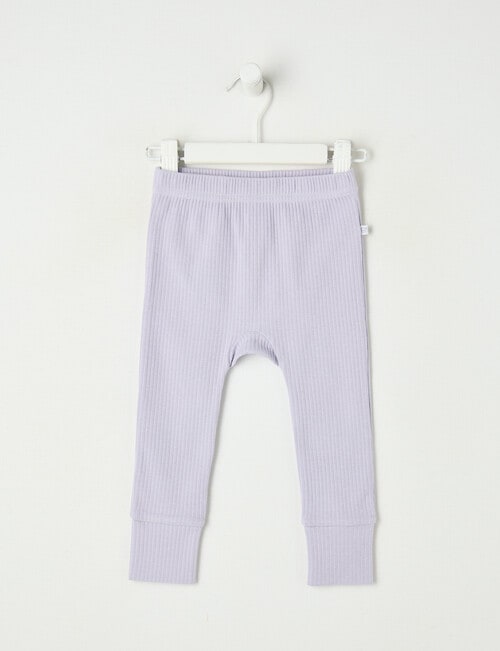 Teeny Weeny Rib Essentials Pants, Lilac product photo