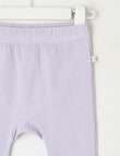 Teeny Weeny Rib Essentials Pants, Lilac product photo View 02 S