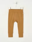 Teeny Weeny Rib Essentials Pants, Brown product photo