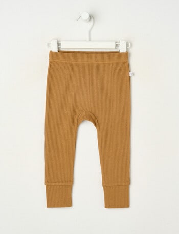 Teeny Weeny Rib Essentials Pants, Brown product photo