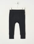 Teeny Weeny Rib Essentials Pants, Charcoal product photo
