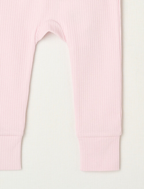 Teeny Weeny Rib Essentials Pants, Pink product photo View 02 L