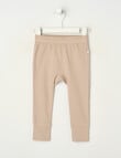 Teeny Weeny Rib Essentials Pants, Taupe product photo