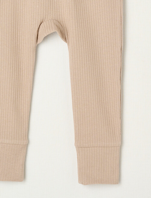 Teeny Weeny Rib Essentials Pants, Taupe product photo View 02 L