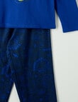 Sleep Squad Next Level Gamer Knit & Flannel PJ Set, Dark Blue, 8-16 product photo View 03 S