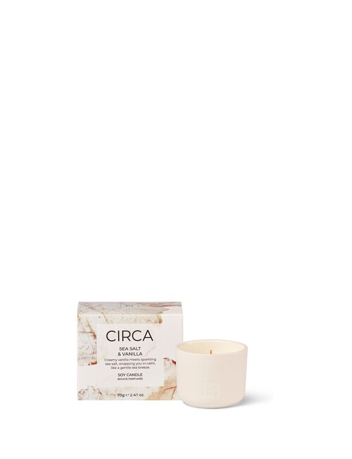 CIRCA Candle, 70g, Sea Salt & Vanilla product photo