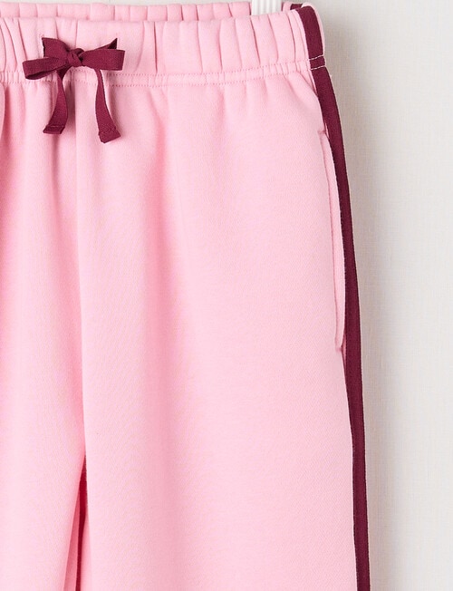 Mac & Ellie Tape Jogger Trackpant, Blush & Berry product photo View 02 L