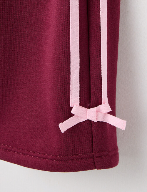 Mac & Ellie Wide Leg Tape Trackpant, Berry & Blush product photo View 03 L