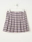 Heart Check Pleat Skirt, Dusk product photo View 02 S