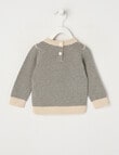 Teeny Weeny Knit Crew Top, Navy product photo View 02 S