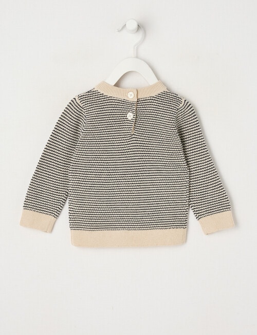 Teeny Weeny Knit Crew Top, Navy product photo View 02 L