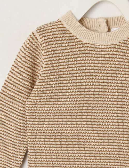 Teeny Weeny Knit Crew Top, Tea Stain product photo View 03 L