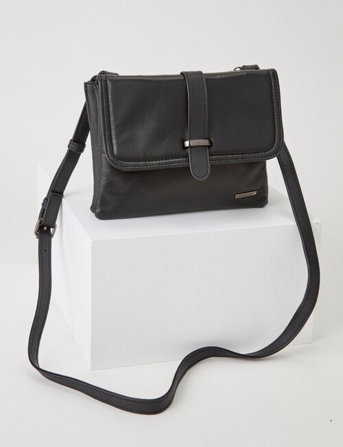 Milano 2-Compartment Crossbody Bag, Black product photo