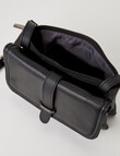 Milano 2-Compartment Crossbody Bag, Black product photo View 04 S