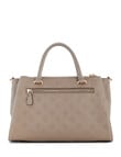 Guess Anise Triple Comp Satchel, Dark Taupe Logo product photo View 02 S