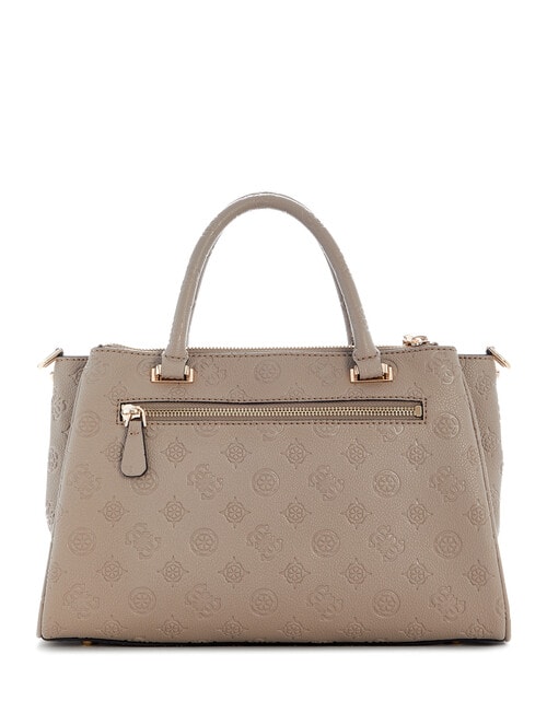 Guess Anise Triple Comp Satchel, Dark Taupe Logo product photo View 02 L