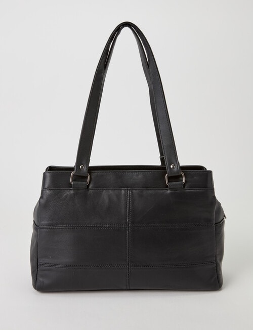 Milano 3 Compartment Shopper Bag, Black product photo View 03 L