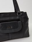 Milano 3 Compartment Shopper Bag, Black product photo View 05 S