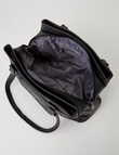 Milano 3 Compartment Shopper Bag, Black product photo View 07 S