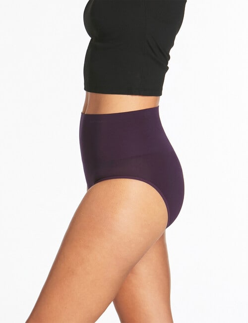 Ambra Seamless Smoothies Full Brief, 2-Pack, Indigo & Pink Pearl product photo View 07 L