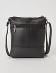 Milano Multi-Zip Small Crossbody Bag, Black product photo View 03 S
