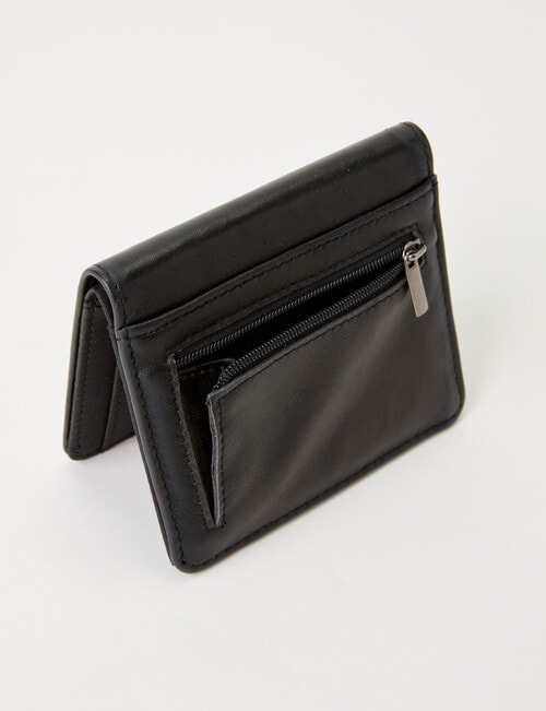 Milano Small Single Fold Wallet, Black product photo View 05 L