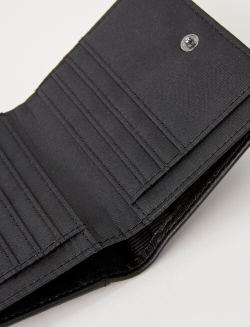 Milano Small Single Fold Wallet, Black product photo View 06 L
