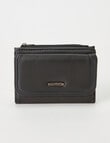Milano Medium Flap Wallet, Black product photo View 02 S