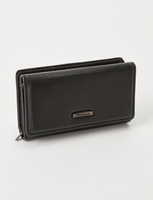 Milano Multi Compartment Wallet, Black product photo
