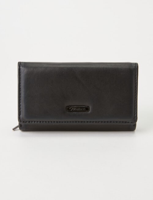 Milano Multi Compartment Wallet, Black product photo View 02 L