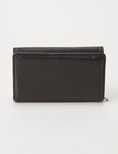 Milano Multi Compartment Wallet, Black product photo View 03 L