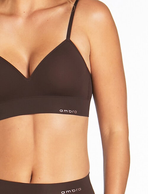 Ambra Bondi Bare Longline Bra, Coffee product photo View 04 L